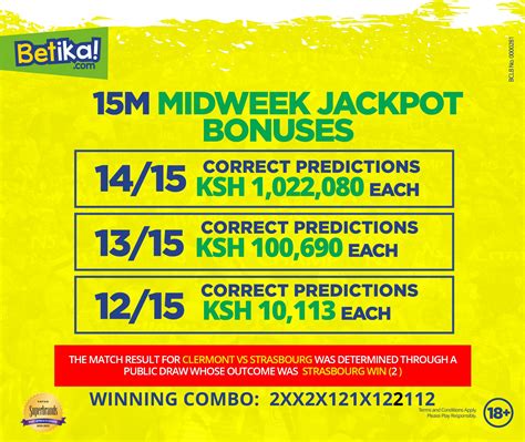 how much is a jackpot at a casino betika midweek/